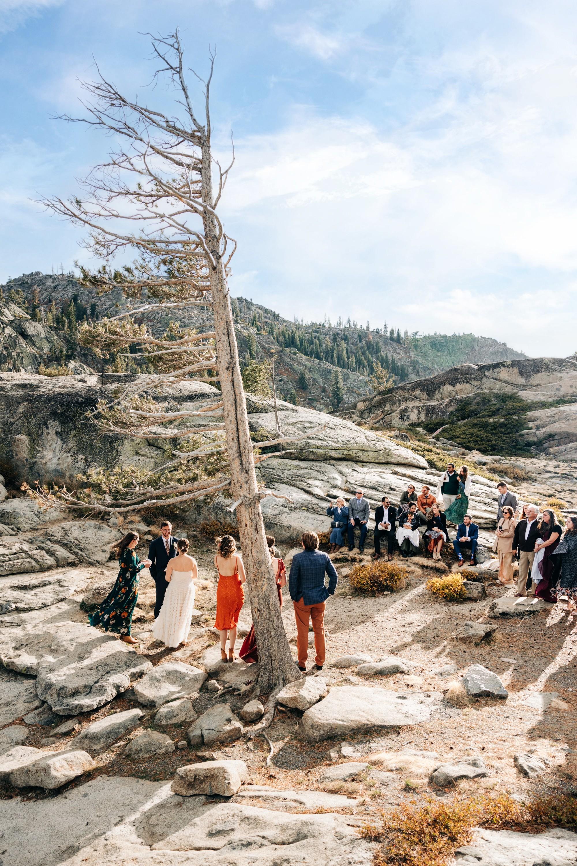 A Precious Moment: a Mini Wedding Atop a Mountain